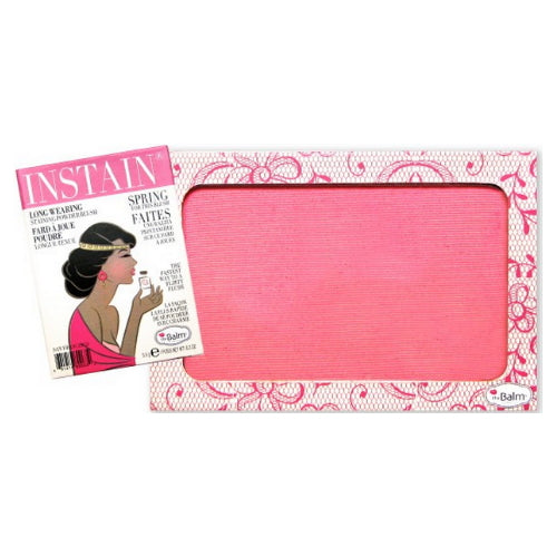 theBalm Instain Long-Wearing Powder Staining Blush - Lace Bright Pink - DestGlow