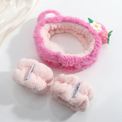 Totemica Spa Headband &amp; Wristband Strawberry  DestGlow