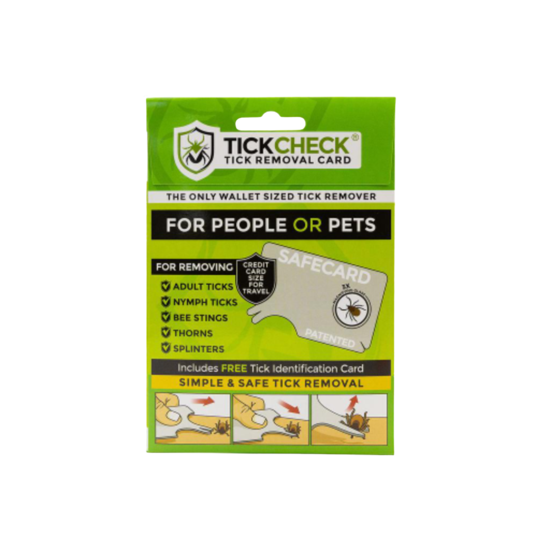 TC Wallet Sized Tick Remover Card  DestGlow