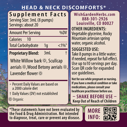 Cranial Comfort Tension Release by WishGarden Herbs