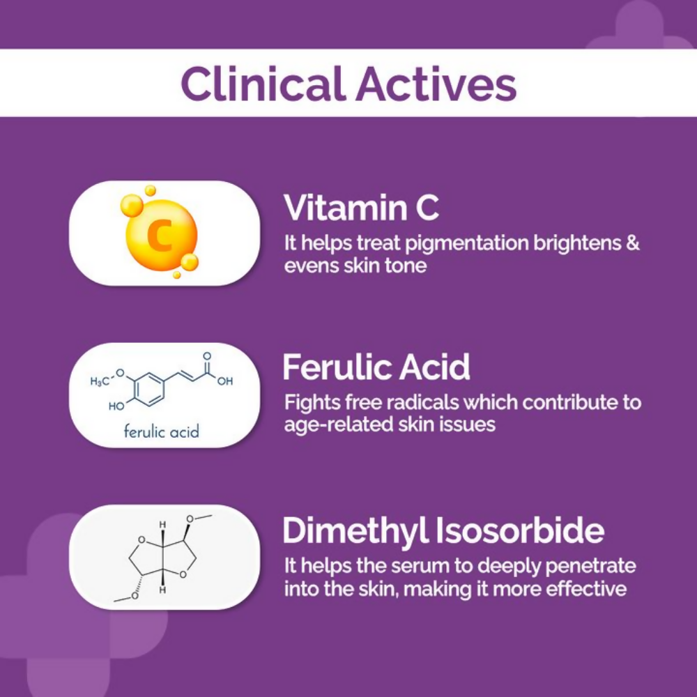 The Derma Co 5% Vitamin C Daily Face Serum With Ferulic Acid &amp; Multivitamin
