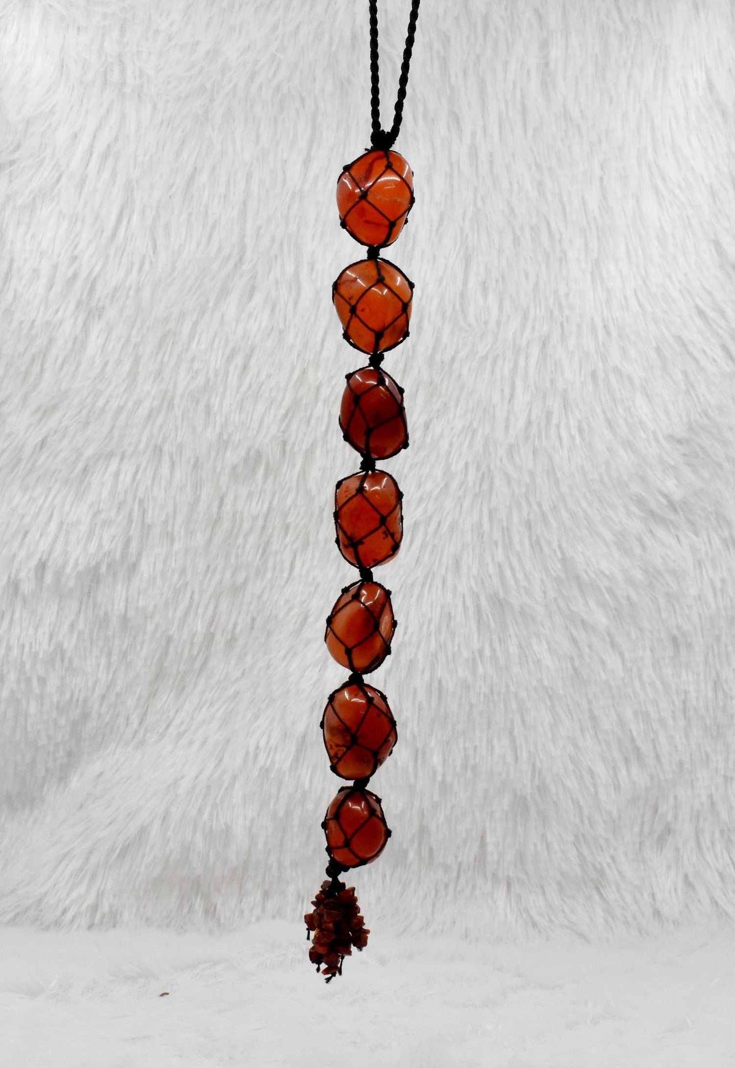Carnelian Crystal Hanger, Car Accessories (Courage and Manifestation)  DestGlow