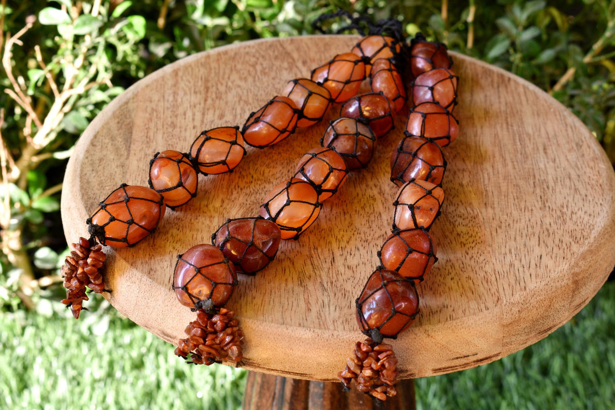 Carnelian Crystal Hanger, Car Accessories (Courage and Manifestation)  DestGlow