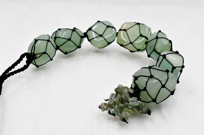 Green Aventurine Crystal Hanger, Car Accessories (Emotional Understanding and Luck And Good Fortune)  DestGlow