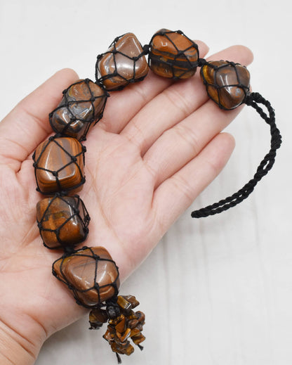 Tiger Eye Crystal Hanger, Car Accessories (Longevity and Protection)  DestGlow
