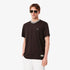Lacoste Made in France Stripe Neck Tee - Black by Denim Exchange