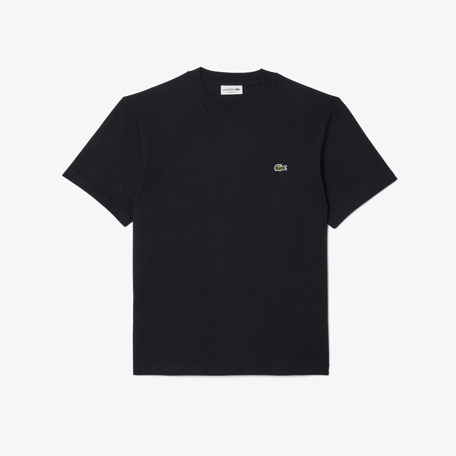 Lacoste Mens Cotton Tee - Black by Denim Exchange