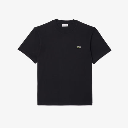 Lacoste Mens Cotton Tee - Black by Denim Exchange