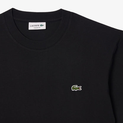 Lacoste Mens Cotton Tee - Black by Denim Exchange