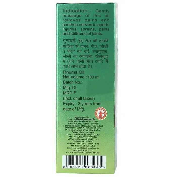Baidyanath Jhansi Rhuma Oil