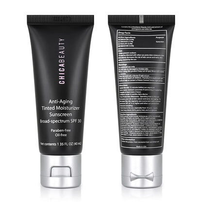 Anti-Aging Tinted Moisturizer Sunscreen Broad-Spectrum SPF 30 by Chica Beauty by Chica Beauty