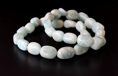 Amazonite Nugget Bracelet ~ Crystal Nuggets Jewelry  DestGlow