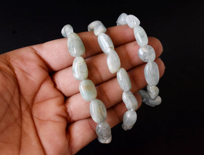 Green Aventurine Nugget Bracelet ~ Crystal Nuggets Jewelry  DestGlow