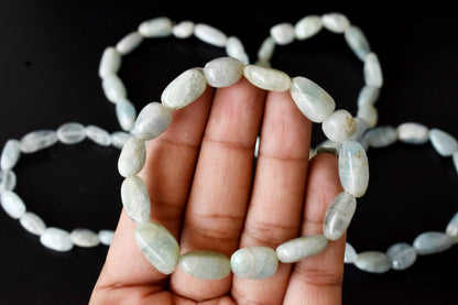 Green Aventurine Nugget Bracelet ~ Crystal Nuggets Jewelry  DestGlow