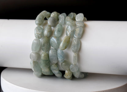 Green Aventurine Nugget Bracelet ~ Crystal Nuggets Jewelry  DestGlow