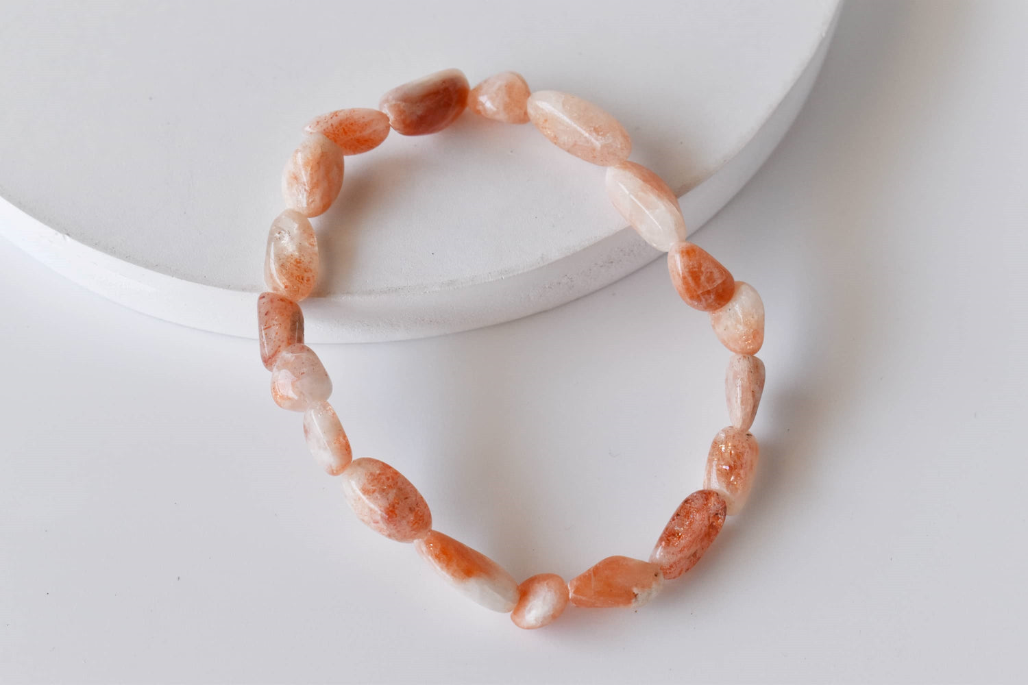 Sunstone Nugget Bracelet ~ Crystal Nuggets Jewelry  DestGlow