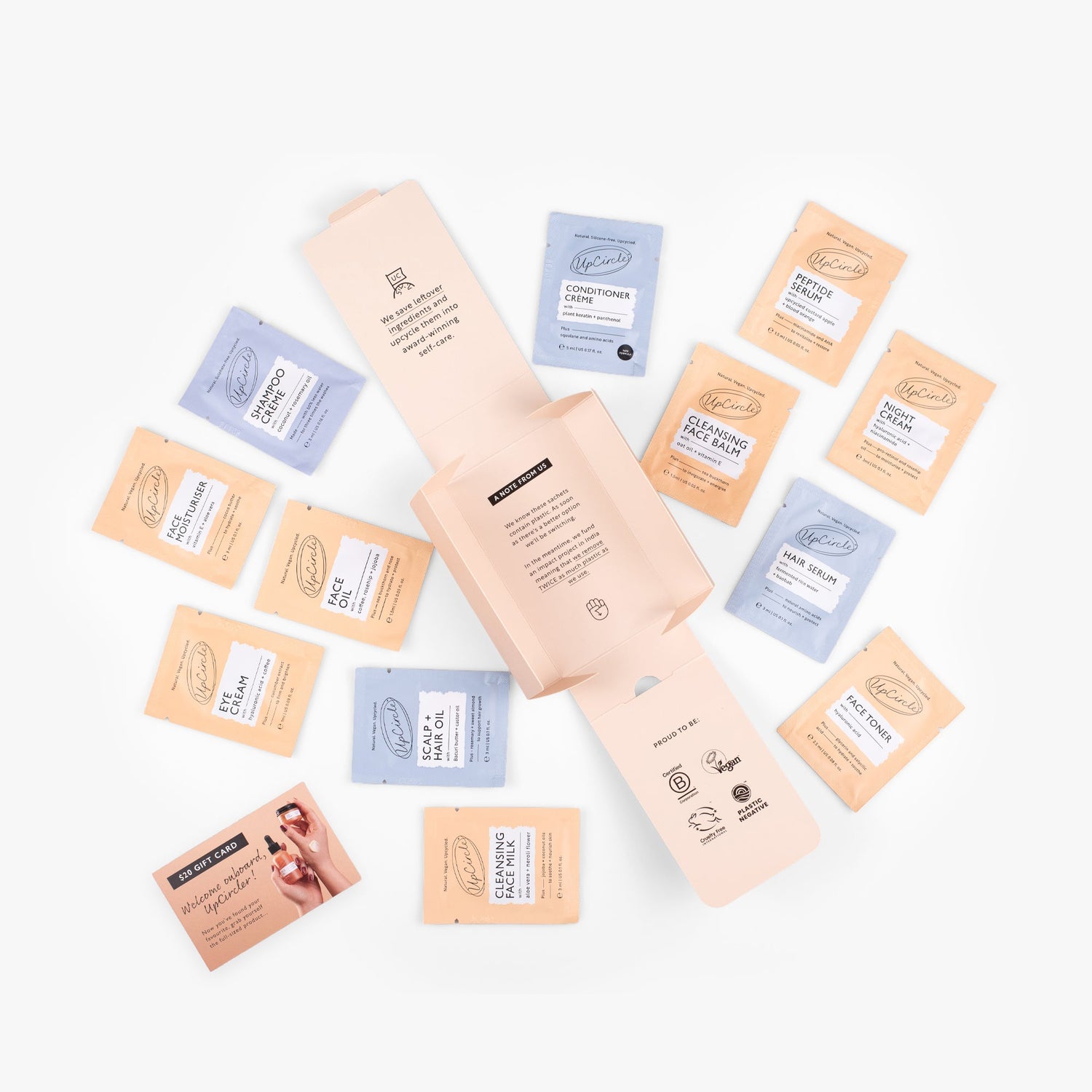 "Pamper + Gift" Skincare Kit by UpCircle
