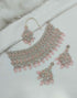 Joban Fashion Pink Stone Work Necklace Set