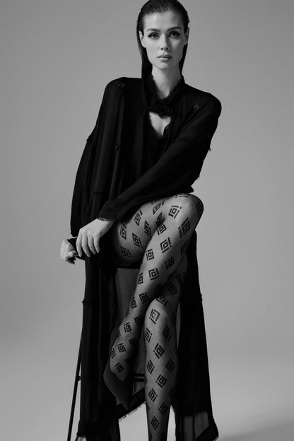 Fantasy Tights Conte Ingrid - Geometric Pattern