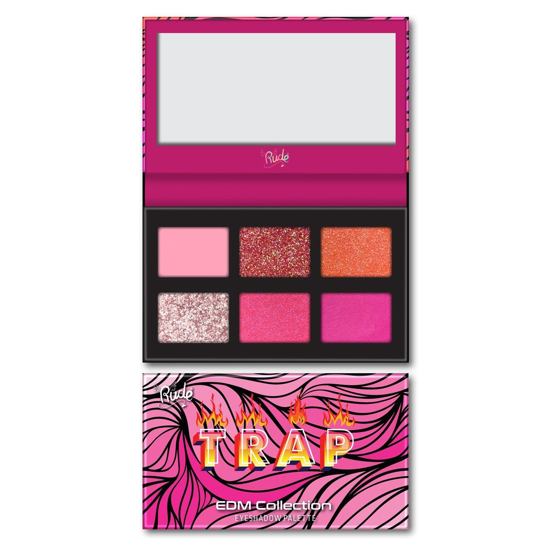 RUDE EDM Collection Eyeshadow Palette - Trap 