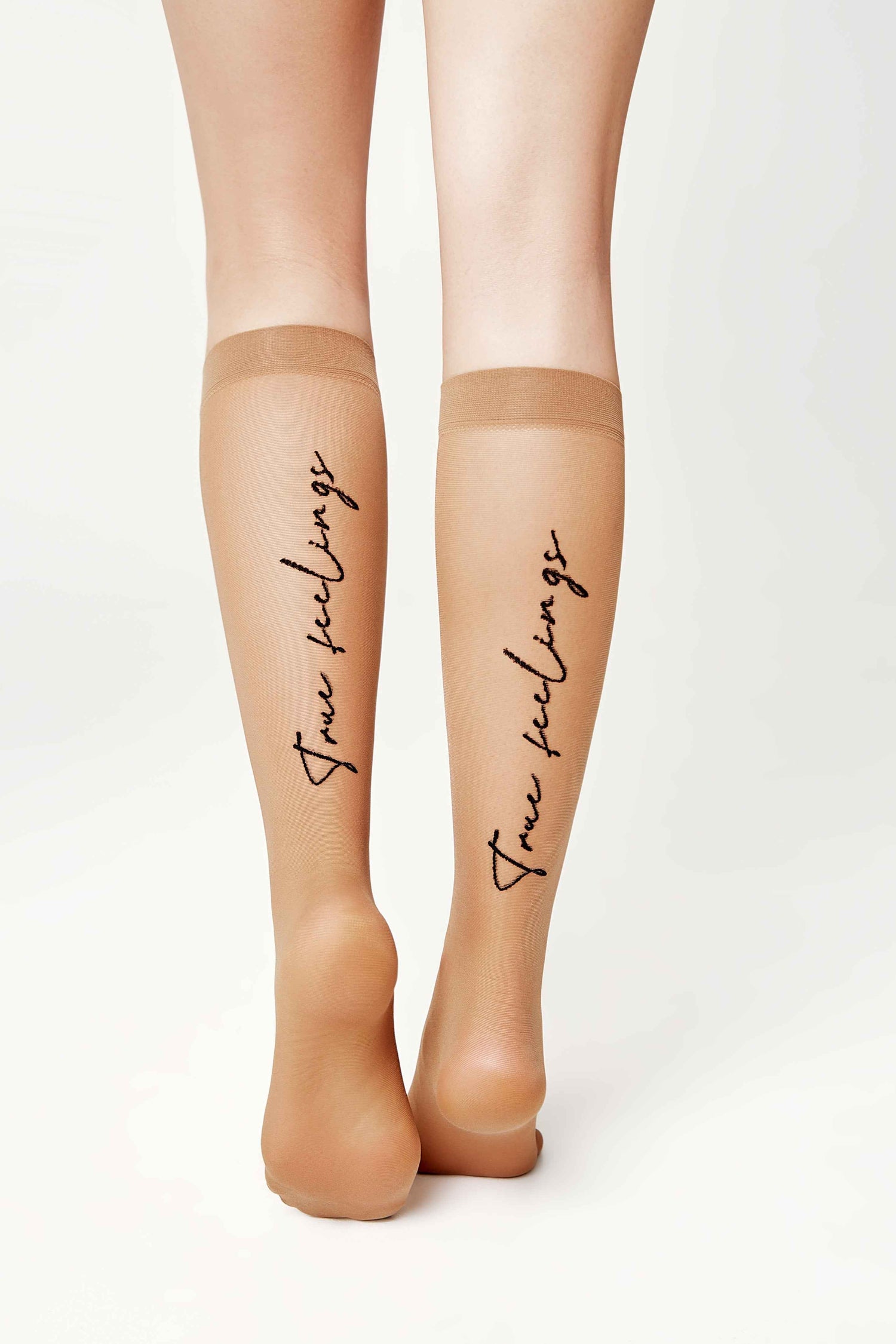 Fantasy Knee Highs Conte True Love - Elastic Band and Printed Design