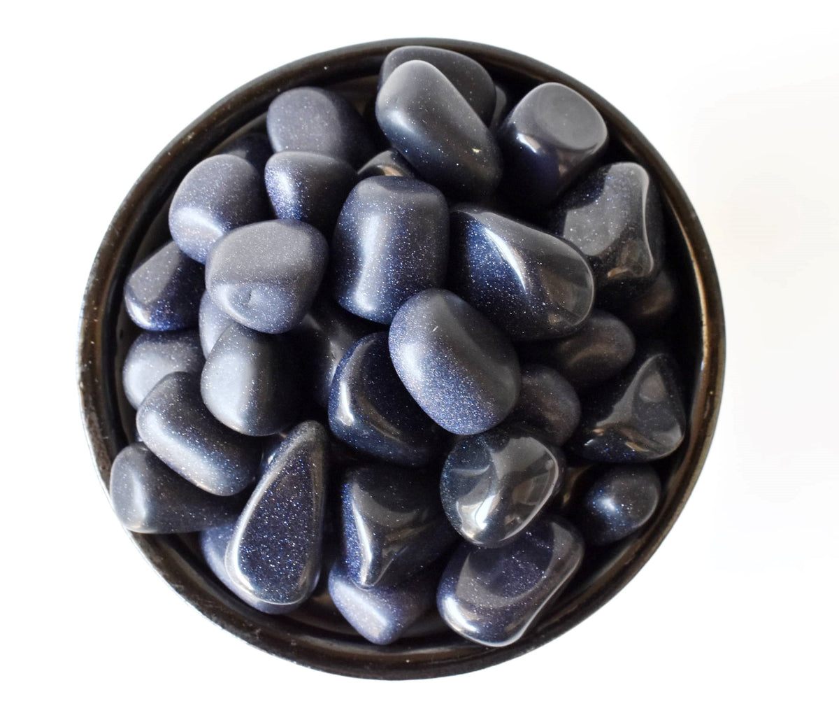 Blue Sandstone Tumbled Crystals (Inspiration and Trust)  DestGlow
