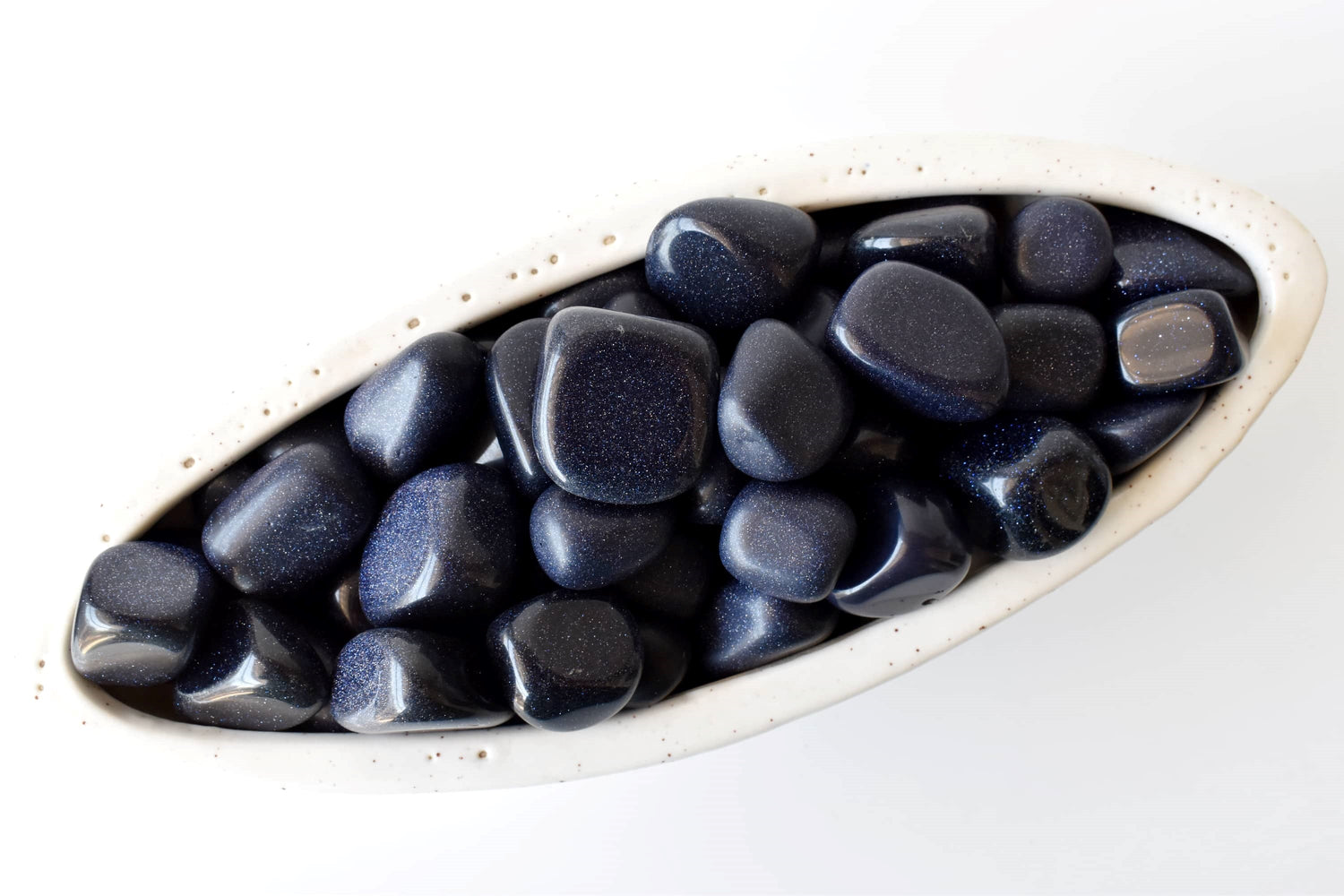 Blue Sandstone Tumbled Crystals (Inspiration and Trust)  DestGlow