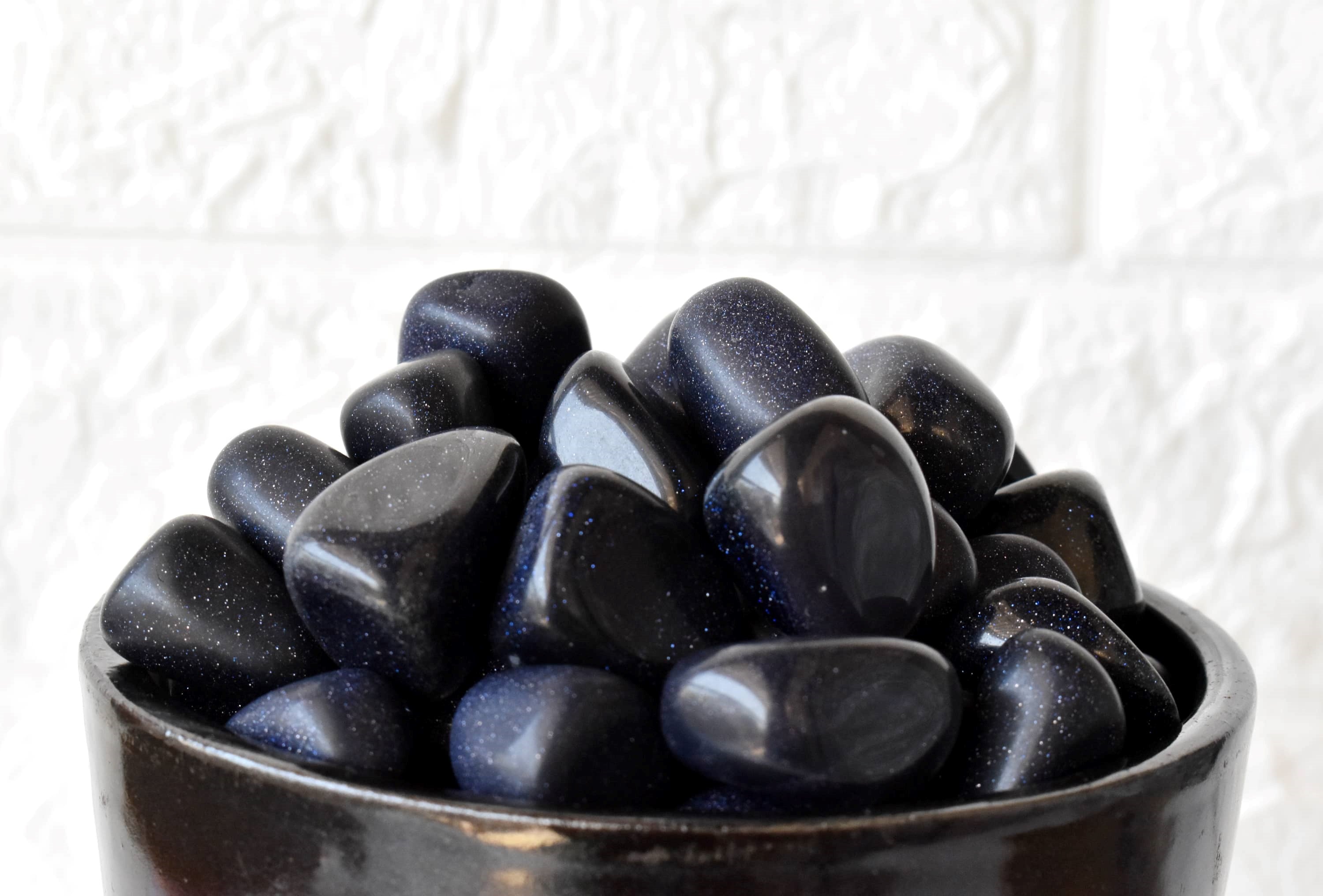 Blue Sandstone Tumbled Crystals (Inspiration and Trust)  DestGlow