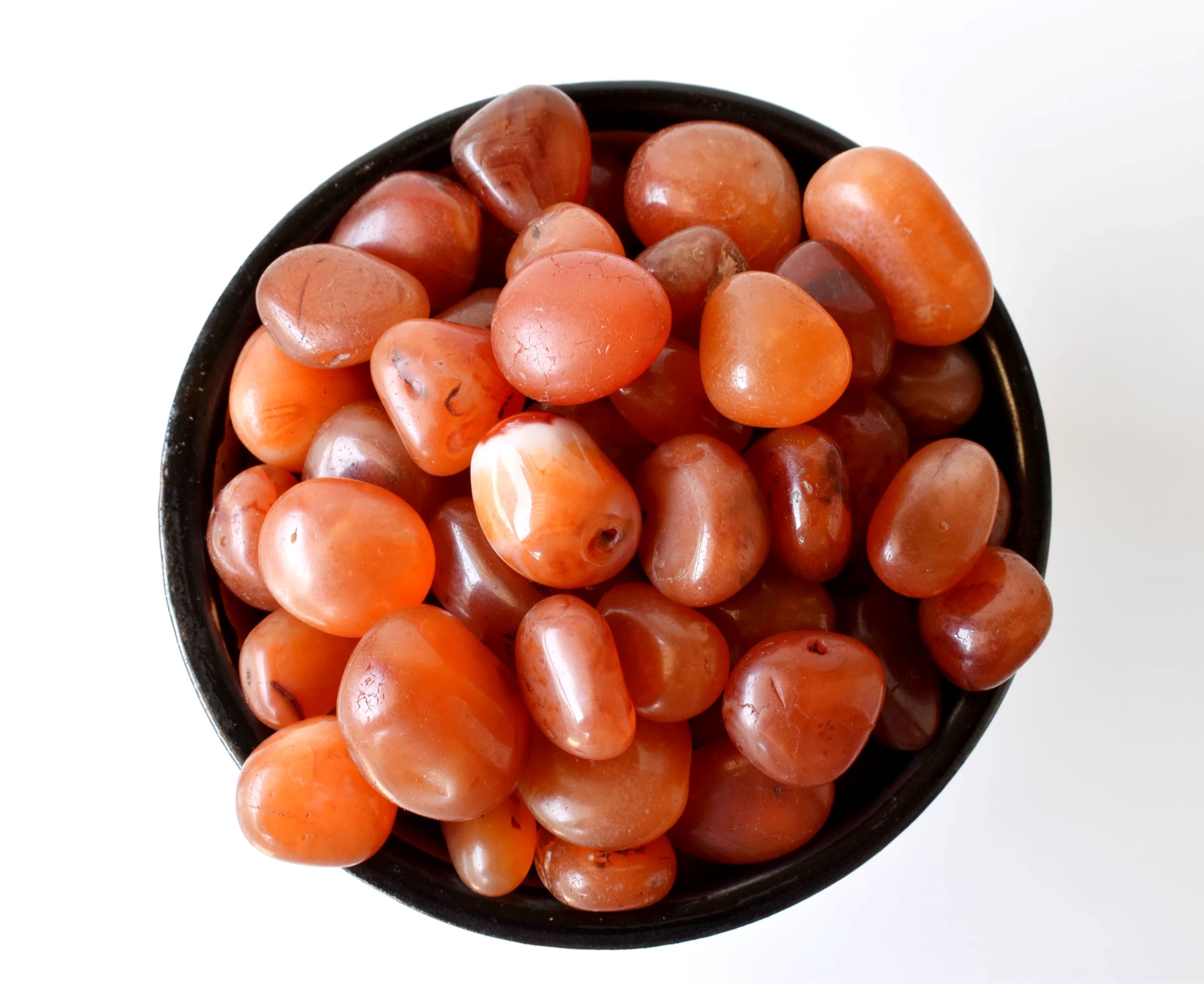 Carnelian Tumbled Crystals (Manifestation and Passion)  DestGlow
