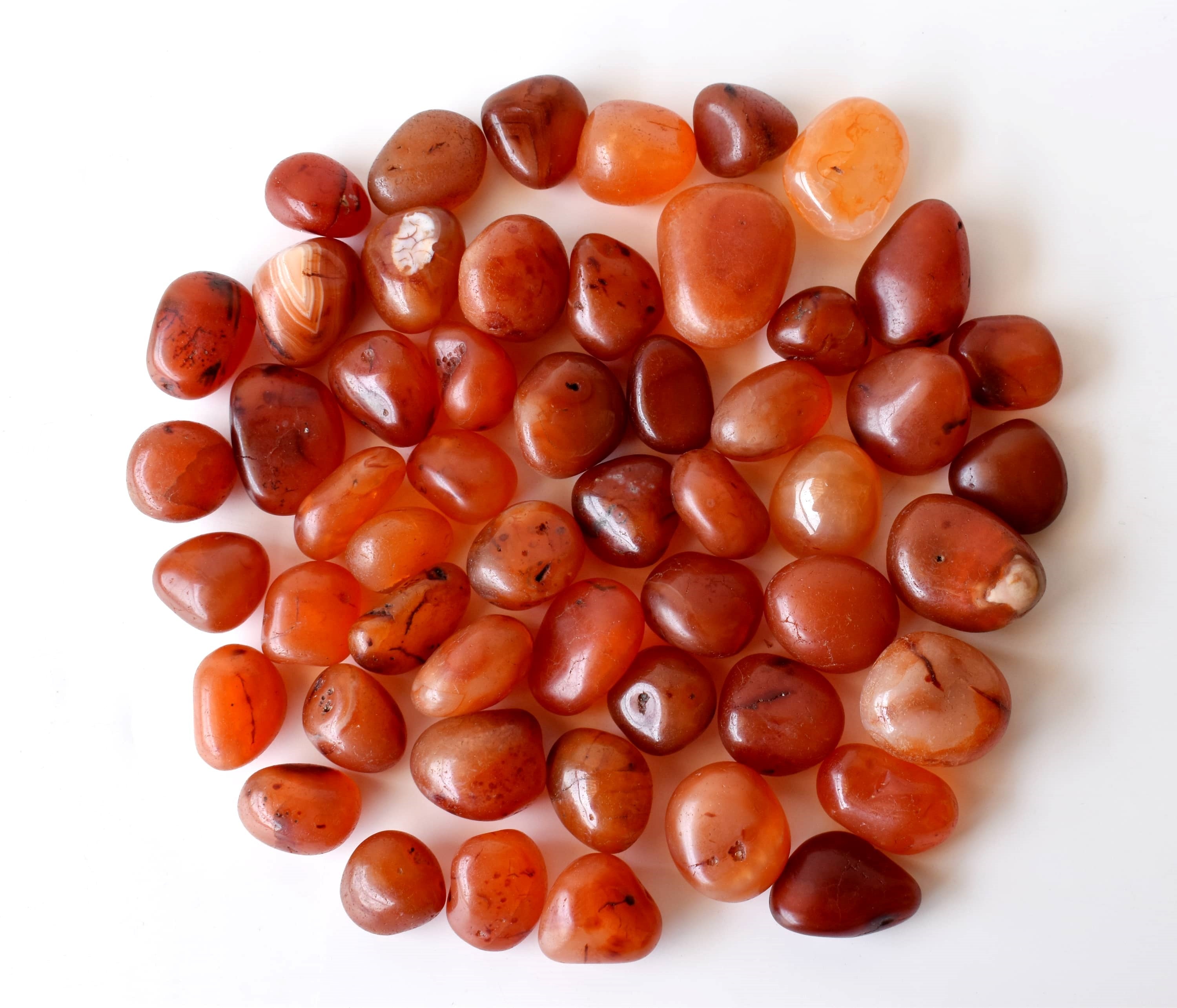Carnelian Tumbled Crystals (Manifestation and Passion)  DestGlow