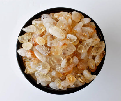 Citrine Tumbled Crystals (Stress Relief and Weight Control)  DestGlow