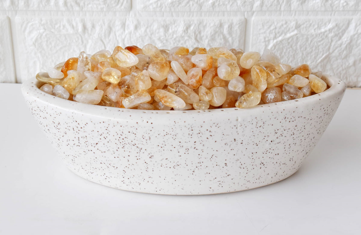 Citrine Tumbled Crystals (Stress Relief and Weight Control)  DestGlow