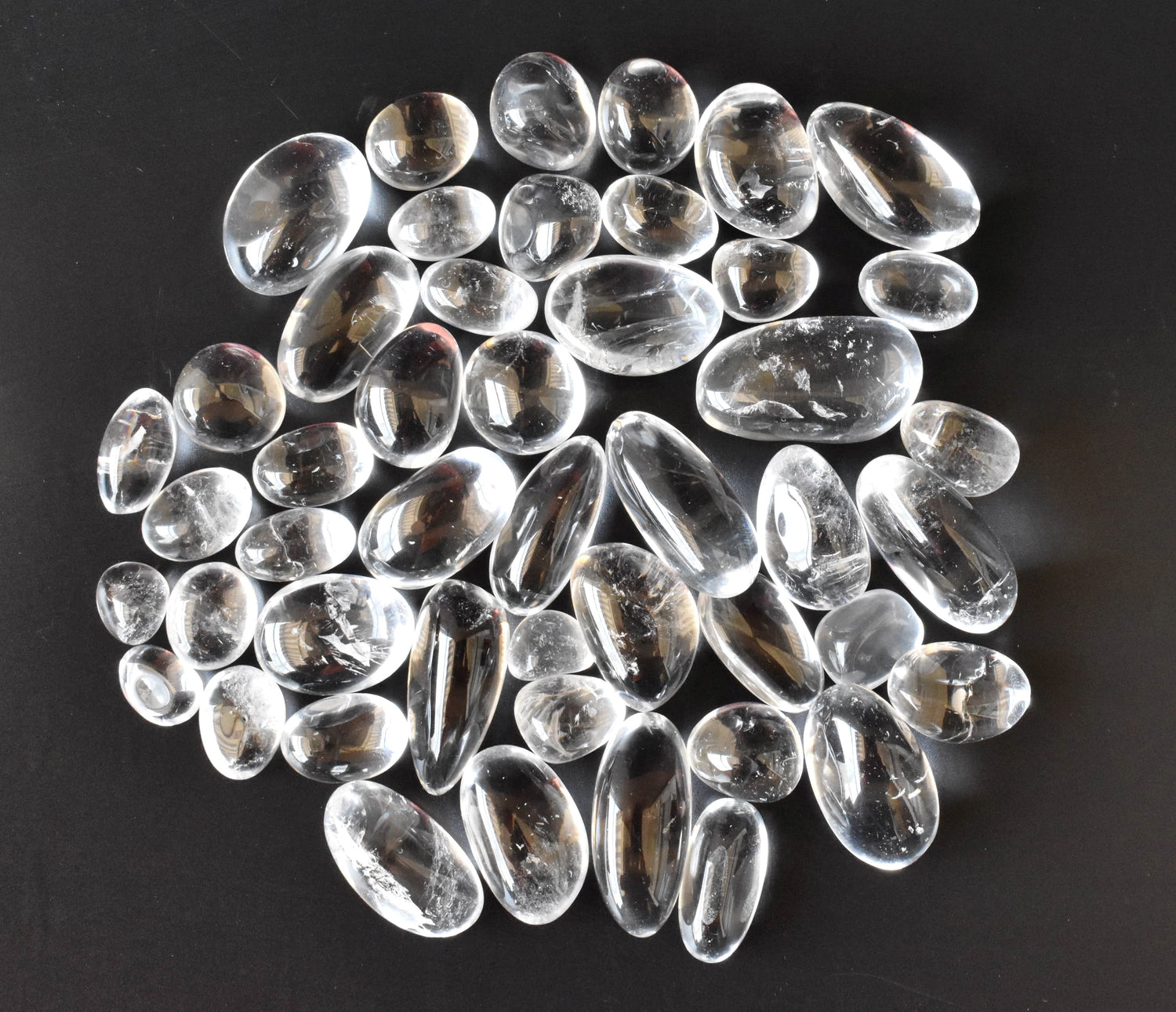 Crystal Quartz Tumbled Stone  DestGlow