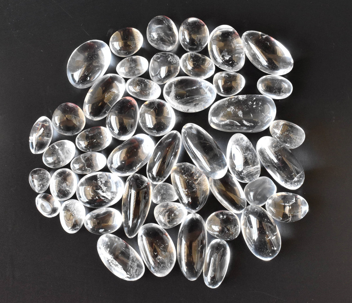 Crystal Quartz Tumbled Stone  DestGlow