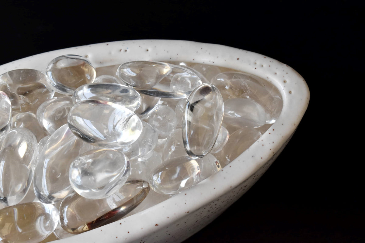 Crystal Quartz Tumbled Stone  DestGlow