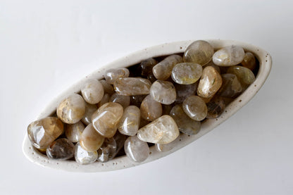 Golden Rutile Tumbled Crystals (Dispelling Negative Energy and Sexuality)  DestGlow