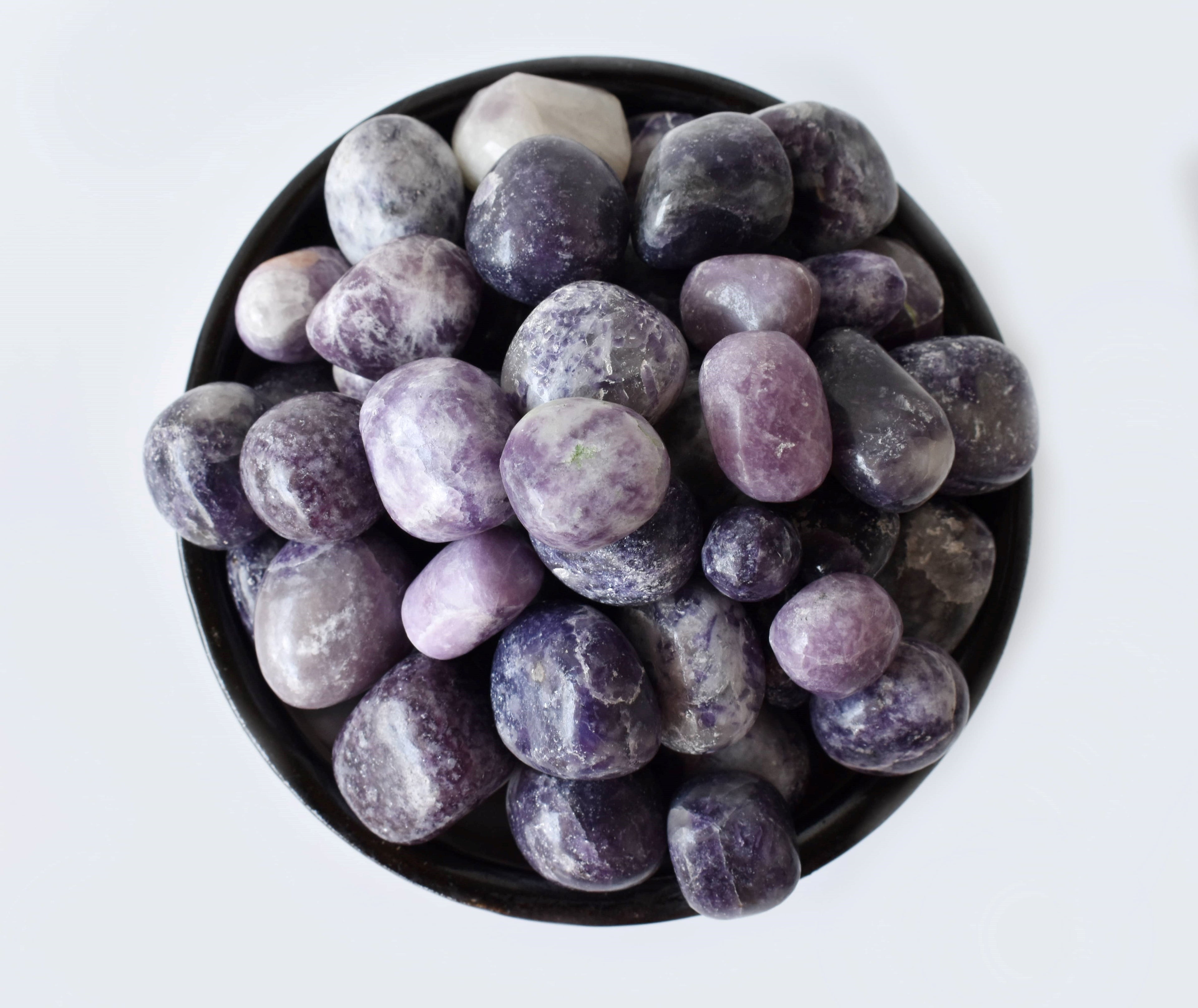 Lepidolite Tumbled Crystals (Emotional Understanding and Generosity)  DestGlow