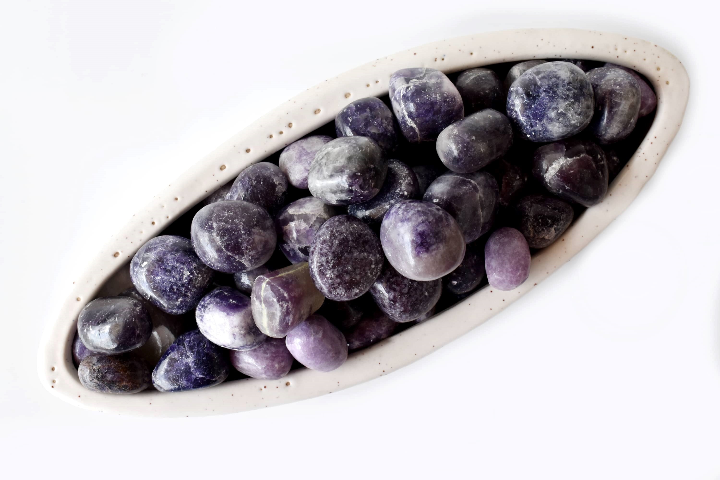 Lepidolite Tumbled Crystals (Emotional Understanding and Generosity)  DestGlow