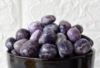 Lepidolite Tumbled Crystals (Emotional Understanding and Generosity)  DestGlow