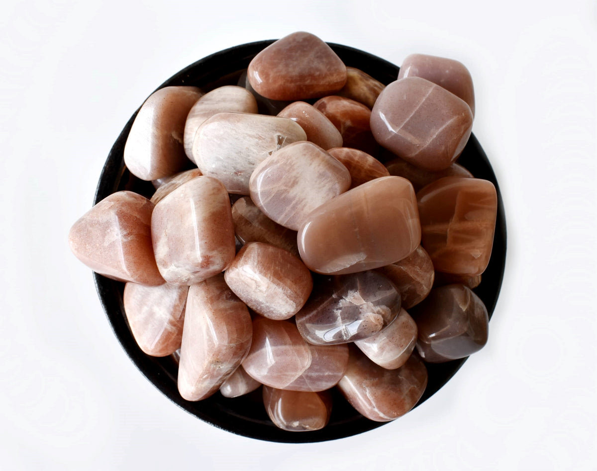 Moonstone Tumbled Crystals(Creativity and Emotional Understanding)  DestGlow