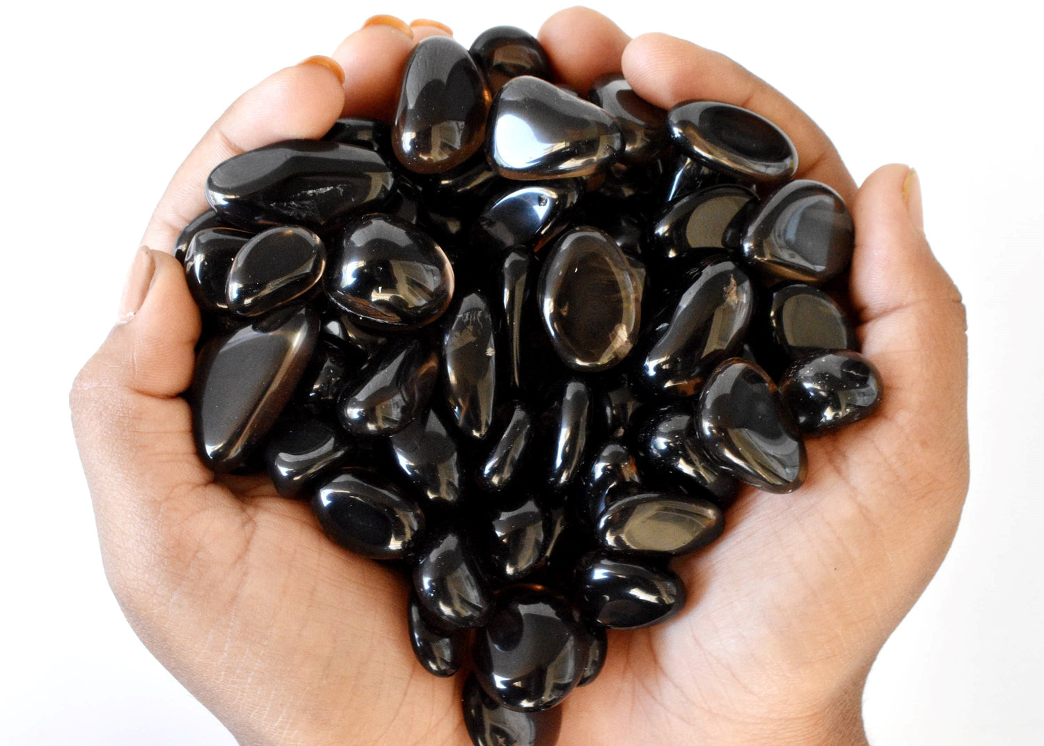 Dark Smokey Quartz Tumbled Crystals (Luck And Good Fortune and Grounding)  DestGlow