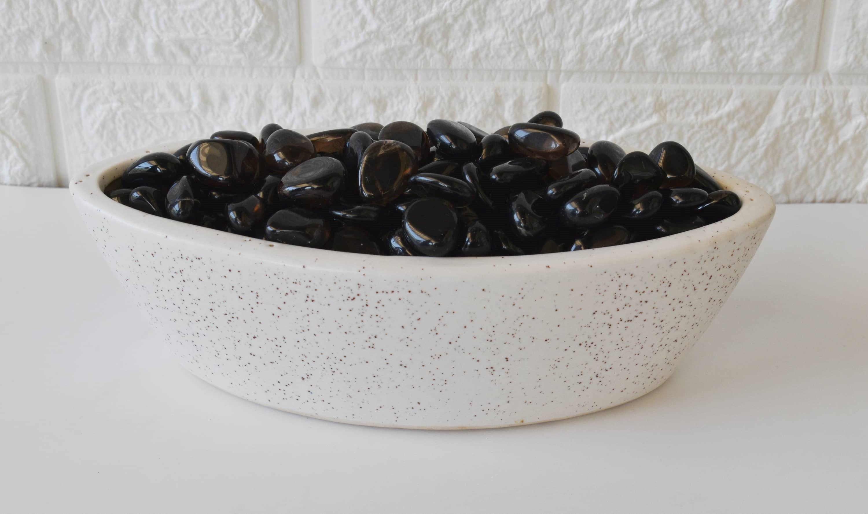 Dark Smokey Quartz Tumbled Crystals (Luck And Good Fortune and Grounding)  DestGlow