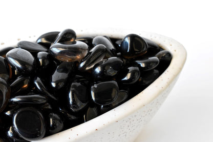 Dark Smokey Quartz Tumbled Crystals (Luck And Good Fortune and Grounding)  DestGlow