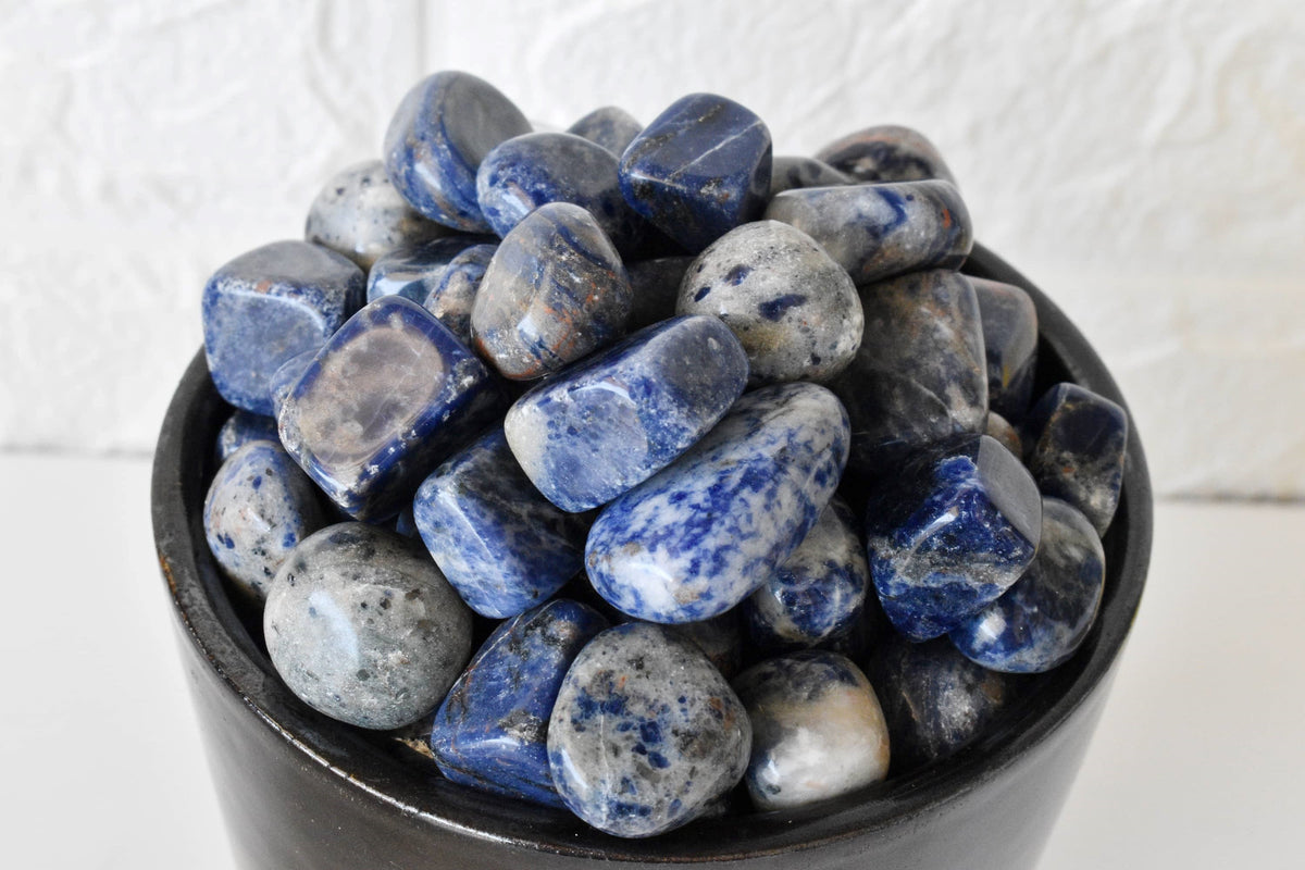 Sodalite Tumbled Crystals (Meditation and Angelic Communication)  DestGlow