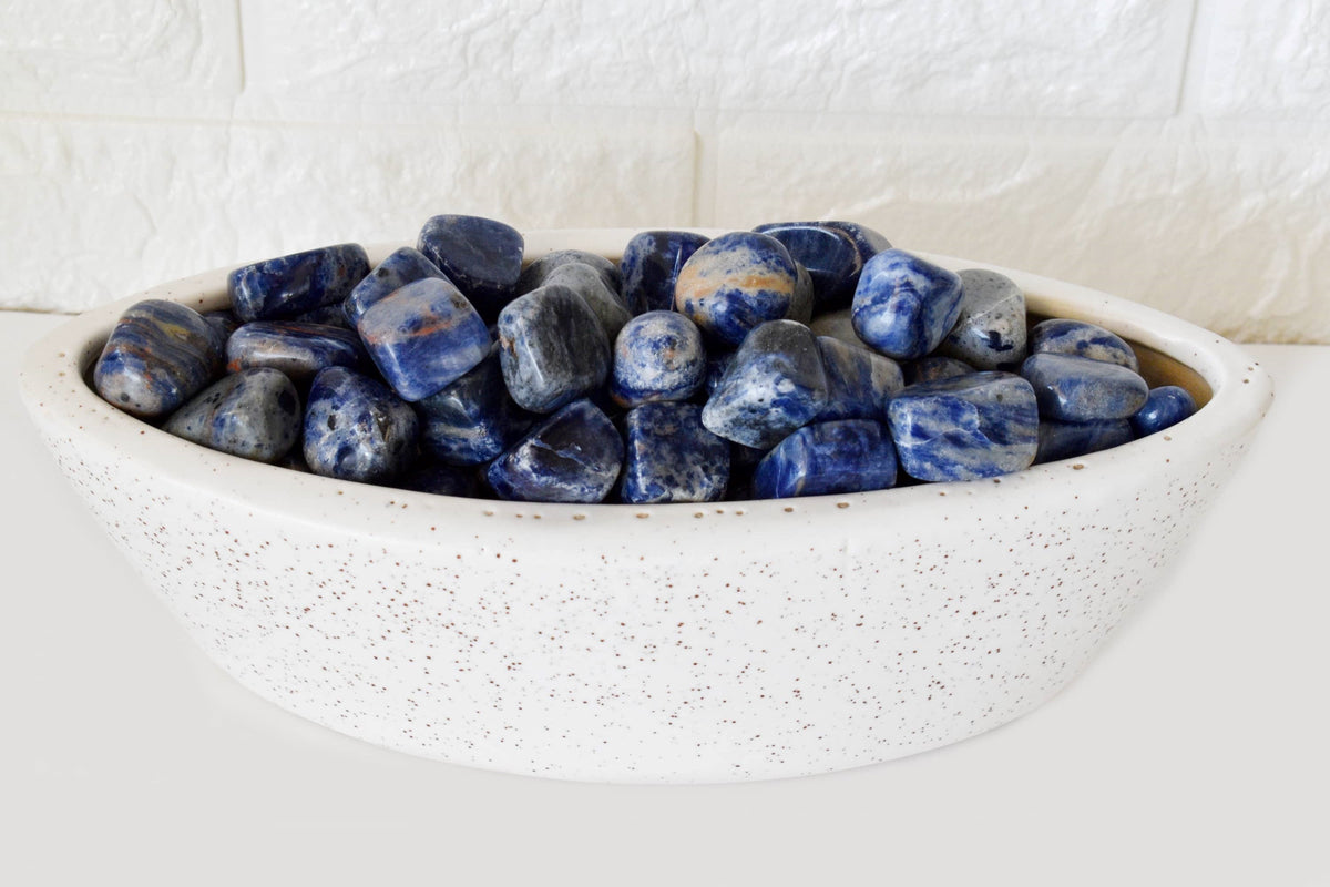 Sodalite Tumbled Crystals (Meditation and Angelic Communication)  DestGlow