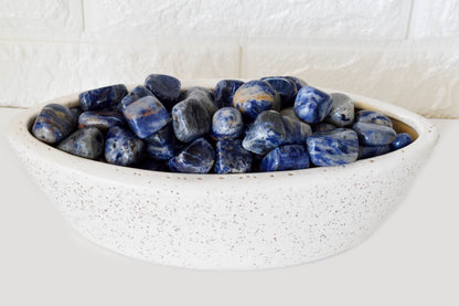 Sodalite Tumbled Crystals (Meditation and Angelic Communication)  DestGlow
