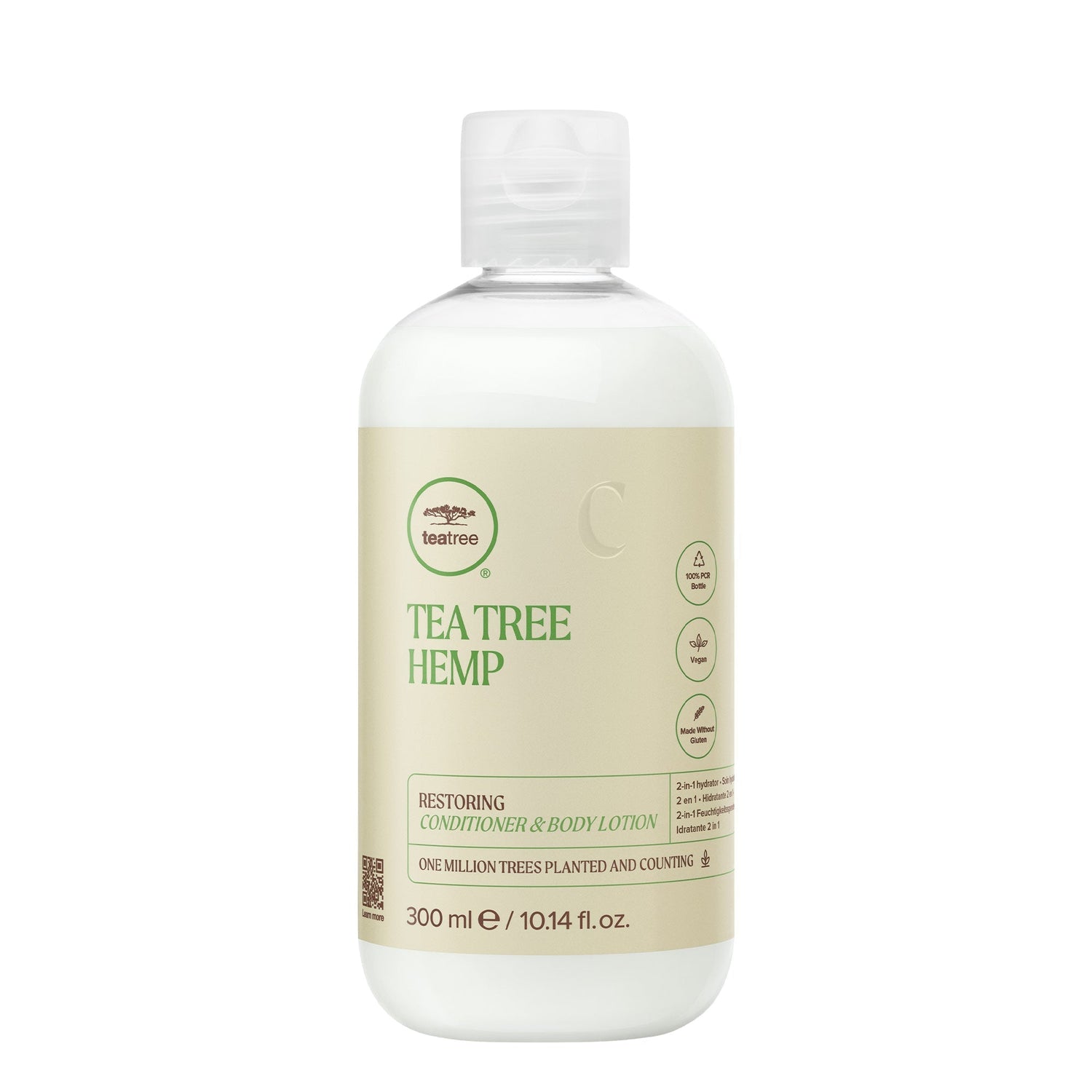 Paul Mitchell Tea Tree Hemp Restoring Conditioner &amp; Body Lotion, 10.14 oz