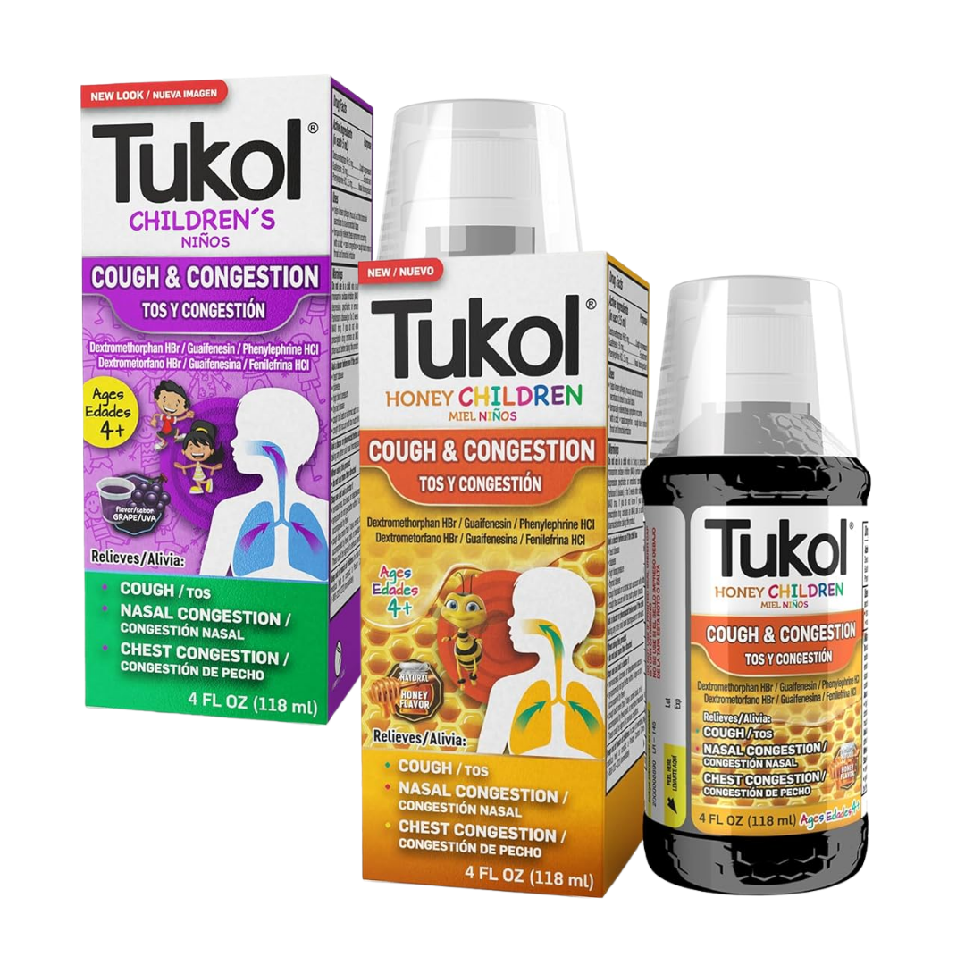 Tukol Children’s Cough Syrup Variety(4 oz) by Farmacias Savia