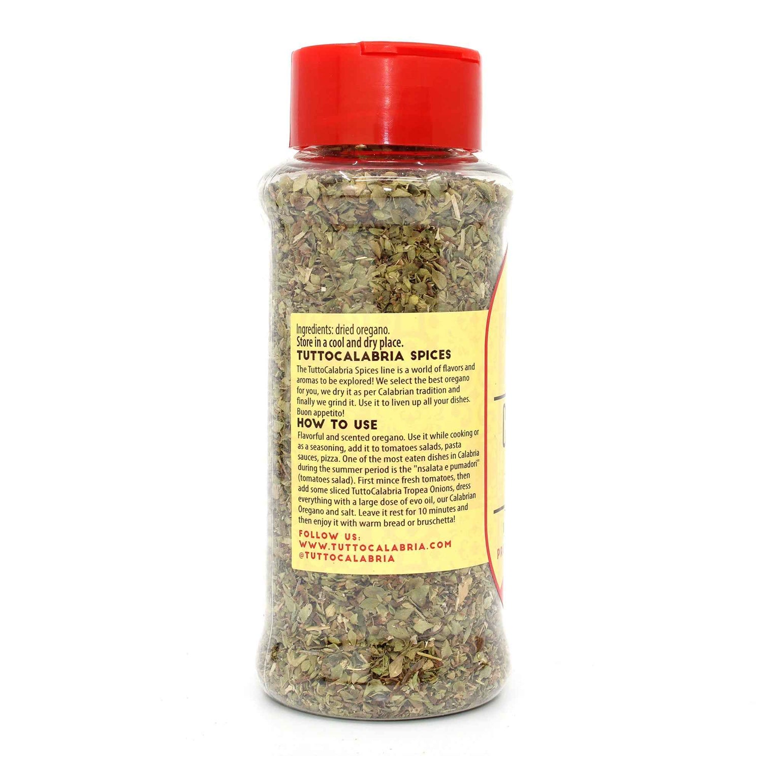 TuttoCalabria Dried Calabrian Oregano Shaker, 1.05 oz