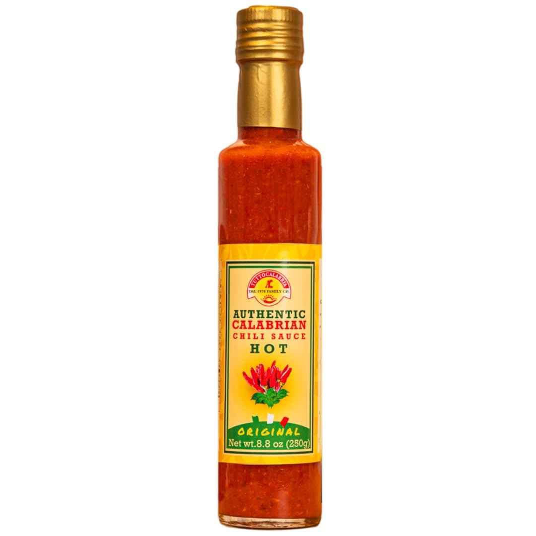 TuttoCalabria Authentic Smooth Calabrian Chili Pepper Sauce, 250ml